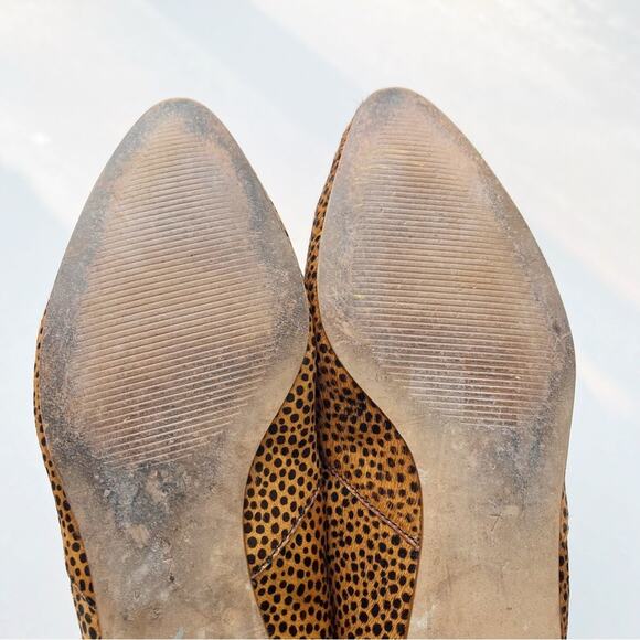 Madewell The Lizbeth Pointed Flats Dotted Calf Hair - Picture 5 of 6